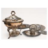 Silver-Plated Serving Ware Lot