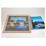 Original Japanese Silk Paintings