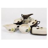 Red Wing Pottery Lotus Dinnerware Set