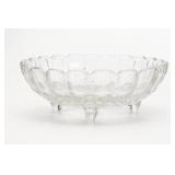 Indiana Glass Embossed Fruit Bowl