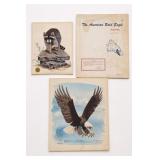 Gene Gray Wildlife Prints: Raccoon & Baldï¿½Eagle