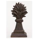 Restoration Hardware Cast Iron Sheaf Doorstop
