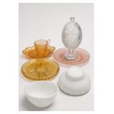 Colored Glassware and Dishes