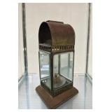 Brass And Glass Oil Lantern