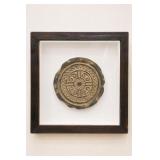 Framed Chinese Antique Pottery Wadang