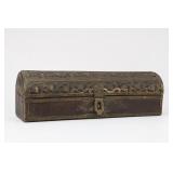 Decorative Brass Inlaid Box with Galbanum Resin