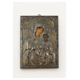 Eastern Orthodox Icon of Virgin Mary and Christ
