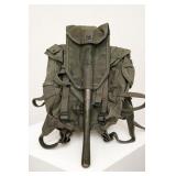 U.S. Military Backpack with Entrenching Tool