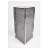 Locking Metal Jewelry Storage Cabinet with W Key