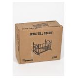 Powell Brass Doll Cradle Model 330A 2pc
