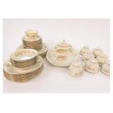 Homer Laughlin Virginia Rose Dinnerware Set
