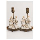 Porcelain Figural Lamp Bases