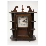 Wood Mantel Quartz Shelf Clock