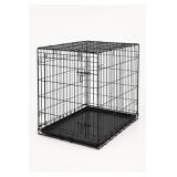 Large Black Wire Dog Crate 42" x 28" x 30"