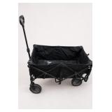 Collapsible Folding Utility Wagon, Black
