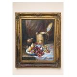 Original Still Life Oil Painting Signed by Benson
