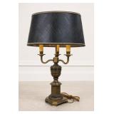 Brass Table Lamp with Three Arms