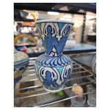 Hand-Painted Moroccan Ceramic Vase
