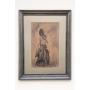 Teri Hill Print of Girl with Basket
