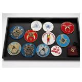 Fraternal Masonic and Shrine Pin Lot