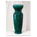 Handmade Green Glazed Ceramic Vase