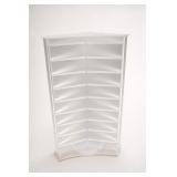 Curved Acrylic Multi-Shelf Display Unit
