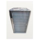Gray Metal Locking Storage Cabinet