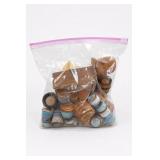Bag of Wooden Spice Containers and Tins