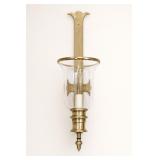 Chapman Brass and Glass Wall Sconce Lamp