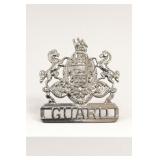 Metal Guard Badge with Heraldic Crest