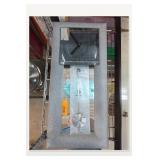 Modern Rectangular Wall Clock With Pendulum