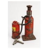 Hydraulic Bottle Jack With Hose And Nozzle
