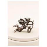 Sterling Silver Cherub Hat Lapel Pin