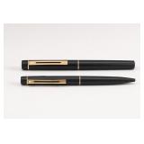 Sheaffer White Dot 14k Gold Fountain and Ballpoint