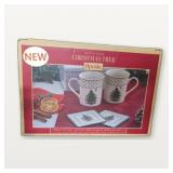 Spode Christmas Tree Mug and Coaster Set