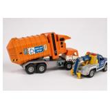Tonka Garbage Truck and Tow Truck Set