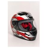 HJC CL-16 Motorcycle Helmet Red Black White