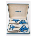 Wissper-lite Wiss 4pc Scissors Set in Case