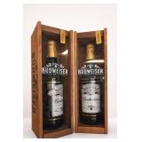 Budweiser Jim Beam Copper Lager Bottles Set