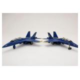Blue Angels F/A-18 Hornet Model Pair