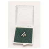 Sterling Silver Masonic Trowel Lapel Pin