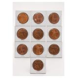9 One-Ounce .999 Copper Rounds