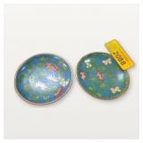 Chinese Cloisonnï¿½ Enamel Dishes