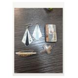Jewelry Lot with Sterling Earring