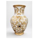 Chinese Porcelain Vase with Gilt Lotus Scroll