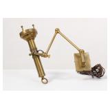 Chapman Brass Adjustable Wall Lamp