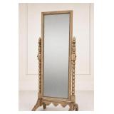 Wooden Cheval Standing Mirror