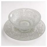 Duncan and Miller Glass Sandwich Set