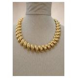 Napier Gold Tone Bead Necklace