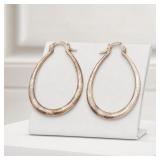 Sterling Silver Hoop Earrings Pair
